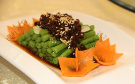 冷菜豆豉鲮鱼豆角图片