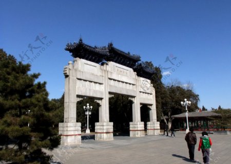 北京中山公园建筑图片
