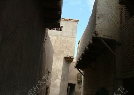 喀什老城街巷图片