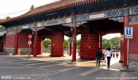 北京故宫入口图片