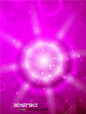 紫色动感光线圈圈光圈图片