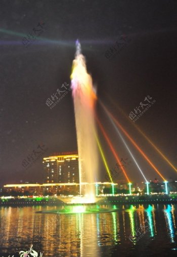 广东河源市音乐喷泉图片