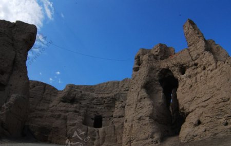 新疆古城图片