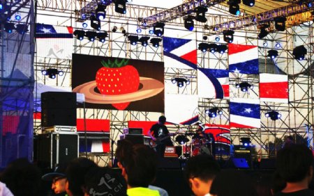 西安草莓音乐节图片
