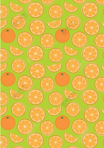 缤纷鲜橙背景图片