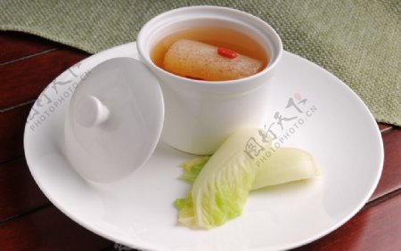 清汤竹荪高山菜图片