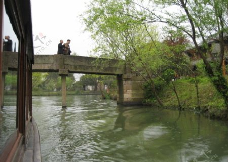 西溪湿地景色桥图片