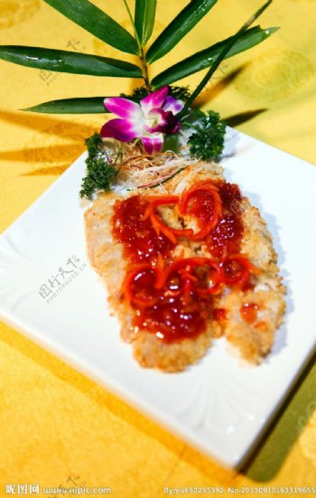 泰国菜香辣翅图片