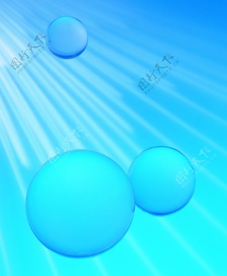 水分子图片