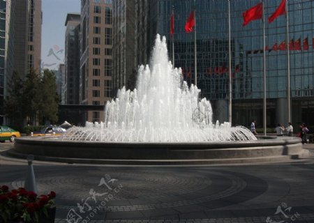 北京君悦酒店喷泉图片