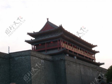 西安南门城墙图片