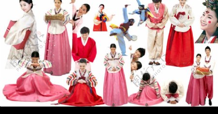 韩国古妆美女图片