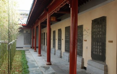 杭州孔庙碑廊图片