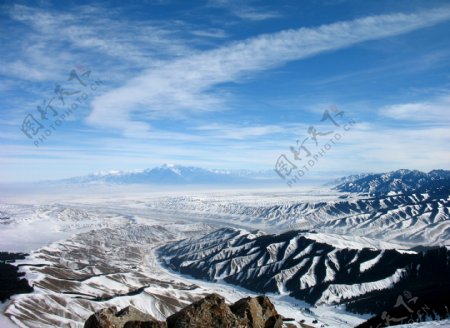 乌鲁木齐南山冬天图片