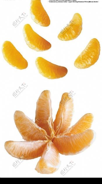 橘子瓣图片