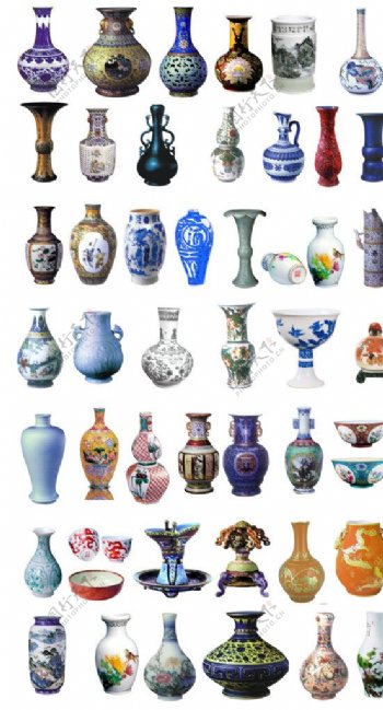 花瓶瓷器古代图片