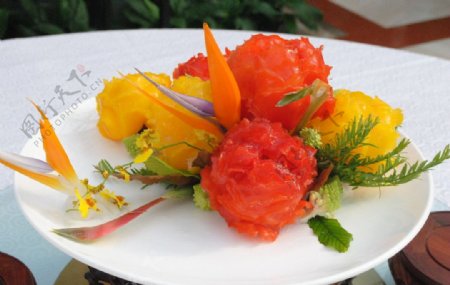 菜椒创意菜品图片