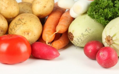 土豆胡萝卜图片