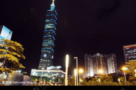 台北101摩天大楼图片