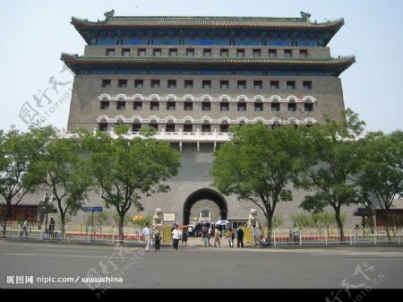 北京前门箭楼图片