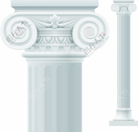 欧式罗马柱图片