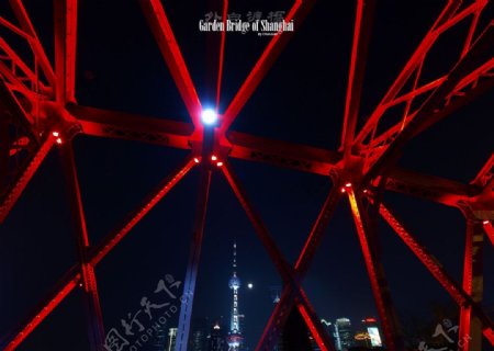 上海外白渡橋夜景图片