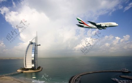 迪拜海岸风光图片
