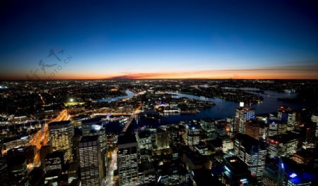 黄昏时分的悉尼图片