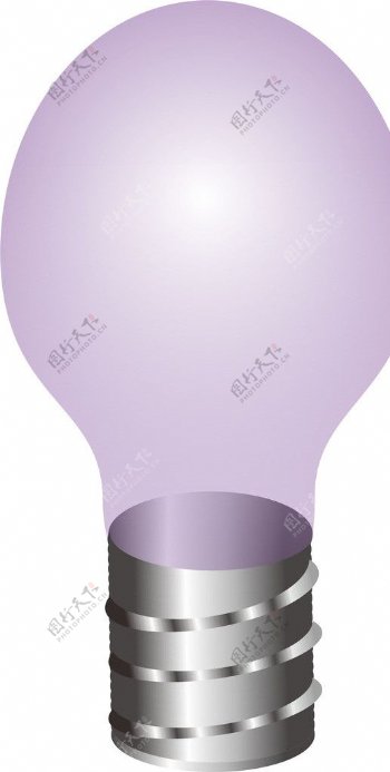 紫色小灯泡图片