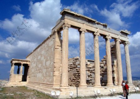 希腊首都卫城古图片