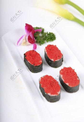红豆寿司图片