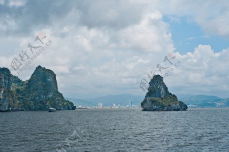 海上桂林图片