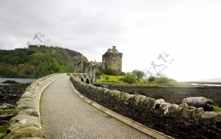 苏格兰城堡大道图片