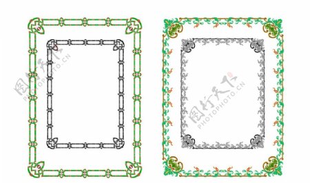 边框花边图片