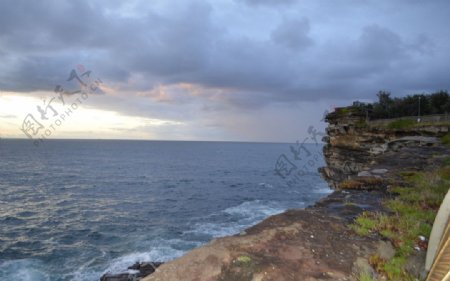 澳洲海岸悬崖图片