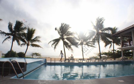 斯里兰卡海边旅馆图片
