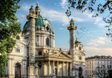 维也纳圣查尔斯教堂图片