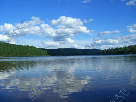 加拿大安大略湖湖口图片