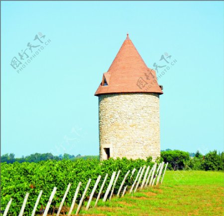 葡萄酒酒庄城堡图片