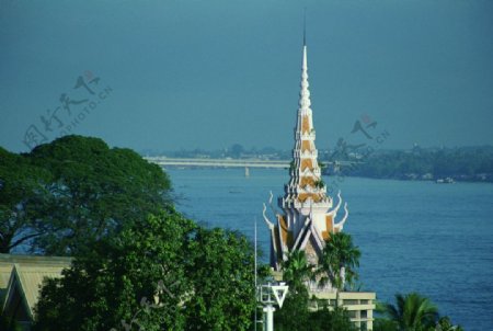柬埔寨尖塔图片