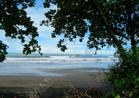 哥斯达黎加多米尼卡尔海边风光图片