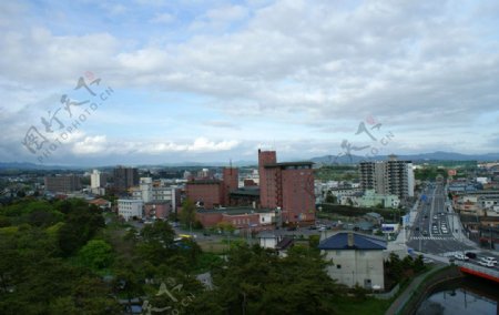 北海道涵馆城市风景图片