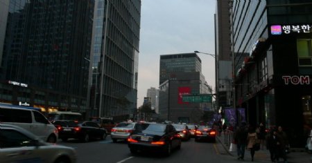 南韩首尔街头图片