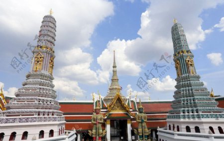 曼谷有的佛教堂图片