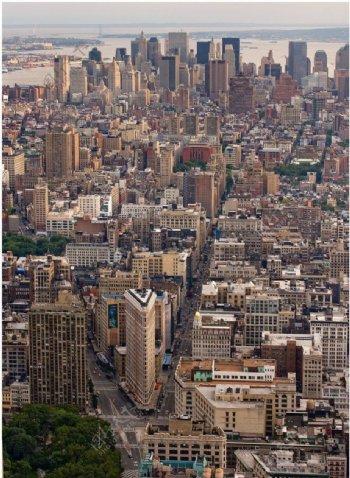 紐約鳥瞰曼哈頓图片
