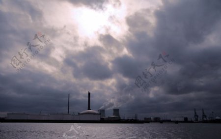 欧洲热电厂发电图片