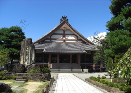 日本高山别院照莲寺主殿图片