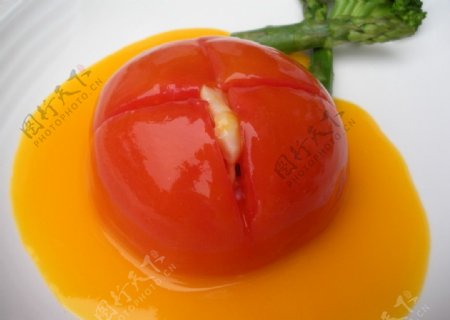 金汤香茄焗鲜虾图片