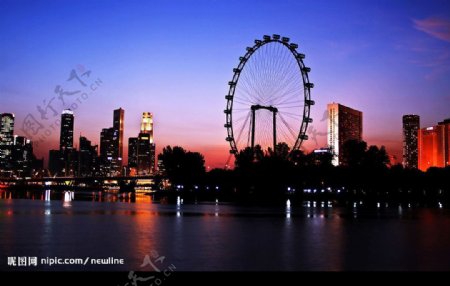 新加坡摩天觀景輪图片