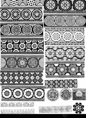 中国古代花纹500图片
